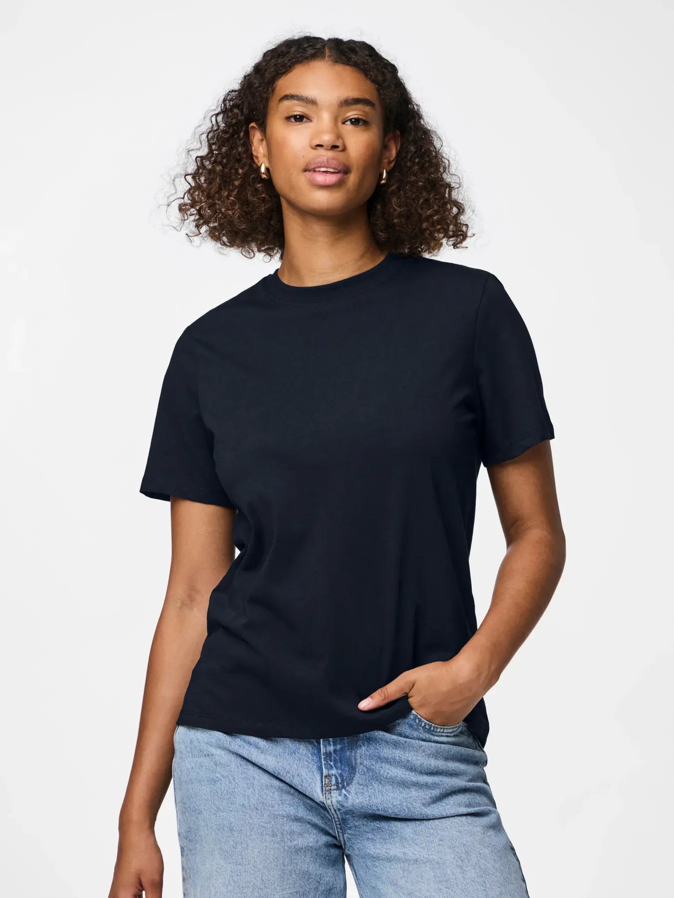 PCRIA SS SOLID TEE - Sky Captain