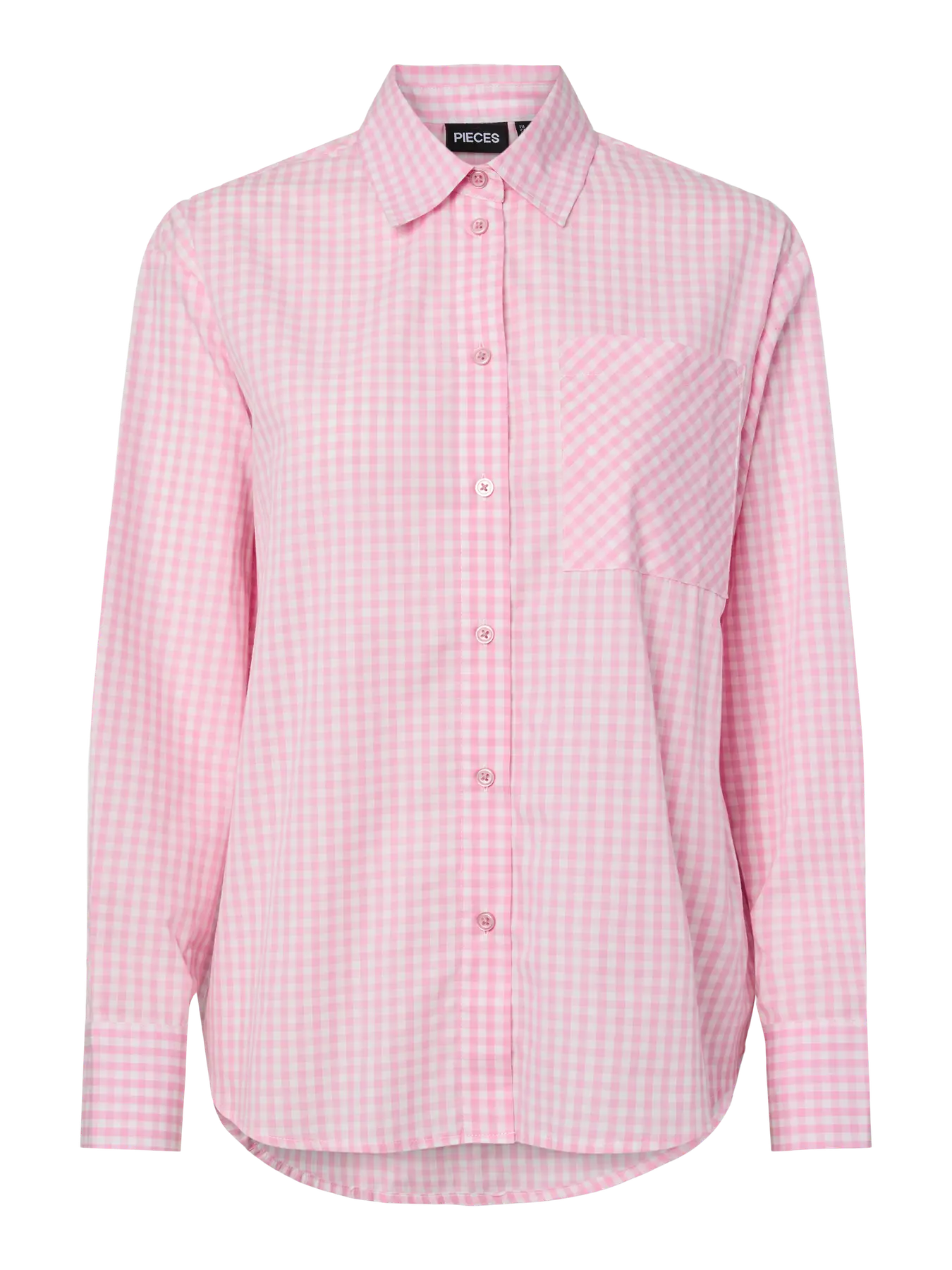 PCBIBBY LS SHIRT - Prism Pink/Cloud Dancer