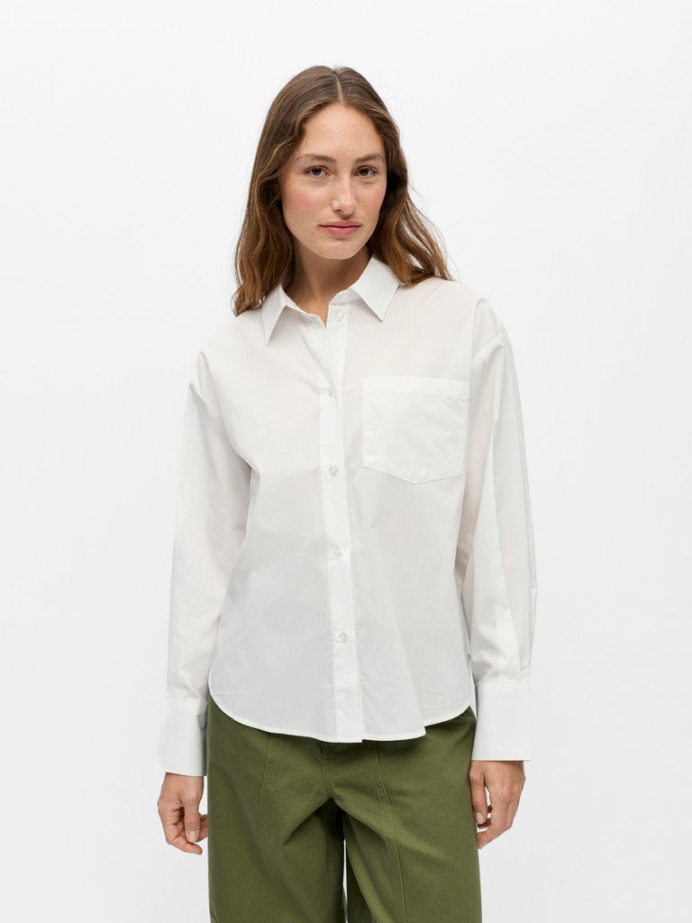 OBJZILA L/S RE SHIRT - White
