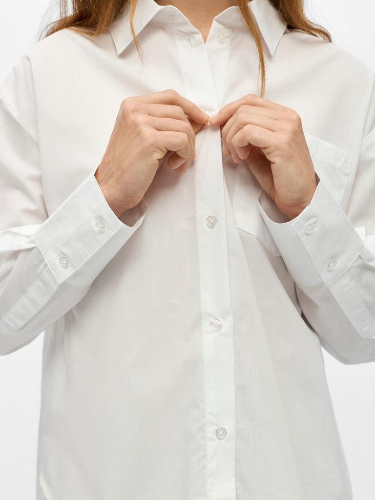 OBJZILA L/S RE SHIRT - White