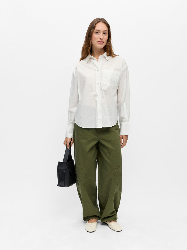 OBJZILA L/S RE SHIRT - White
