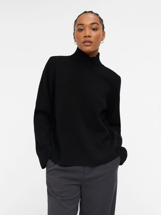 OBJREYNARD HIGH NECK - Black