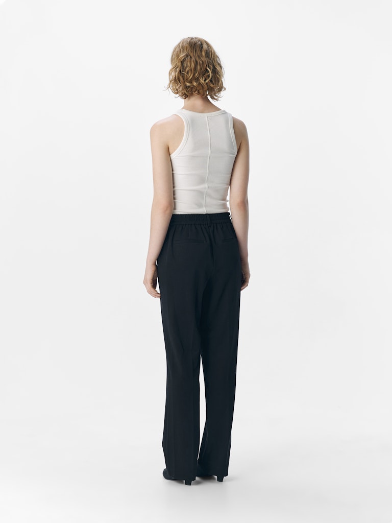 OBJLISA MW STRAIGHT PANT - Black