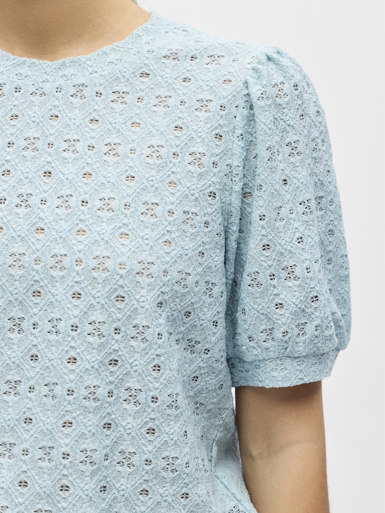 OBJLAILA S/S RE TOP - Winter Sky
