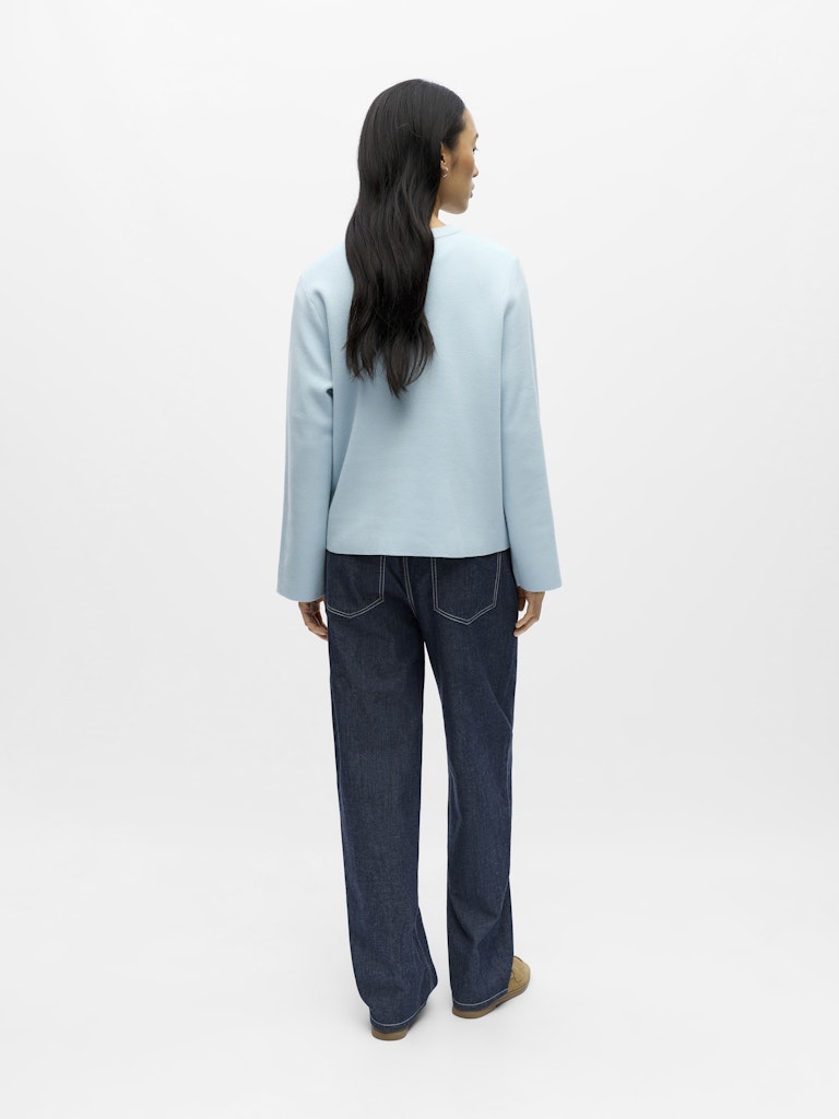 OBJREYNARD O-NECK PULLOVER - Winter Sky