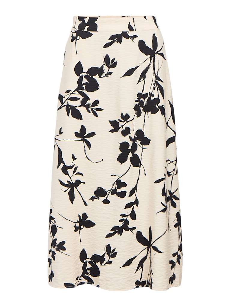 OBJJACIRA MW SKIRT - Sandshell/Black Flower