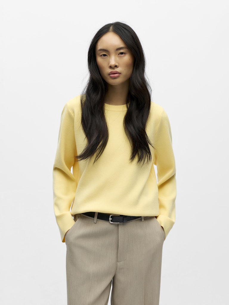 OBJREYNARD O-NECK PULLOVER - Sunlight