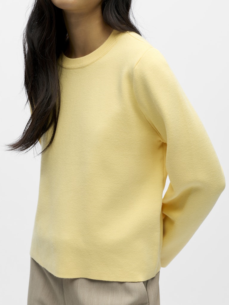 OBJREYNARD O-NECK PULLOVER - Sunlight