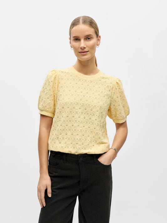 OBJLAILA S/S RE TOP - Sunlight