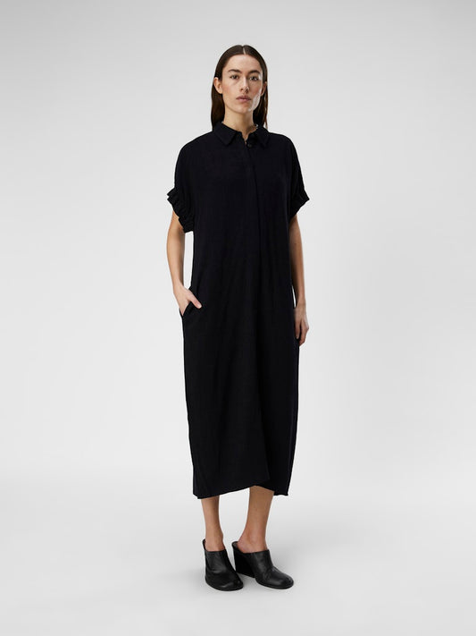 OBJSANNE TIANA S/S DRESS - Black