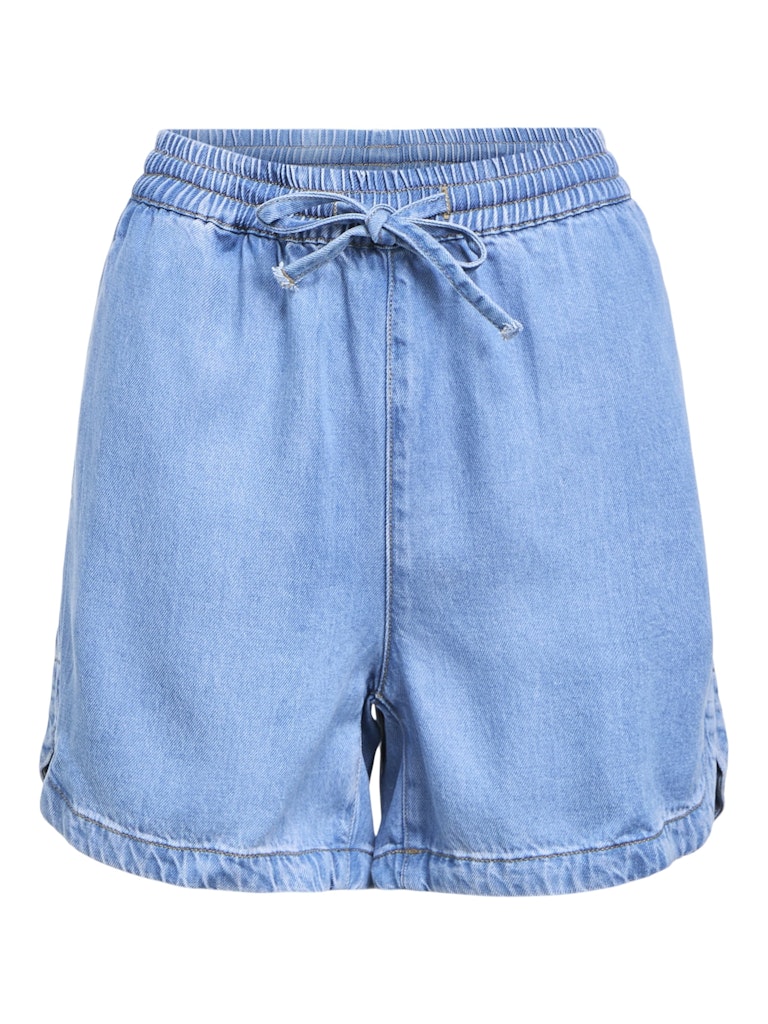 OBJFRAME RE MW SHORTS - Light Blue Denim