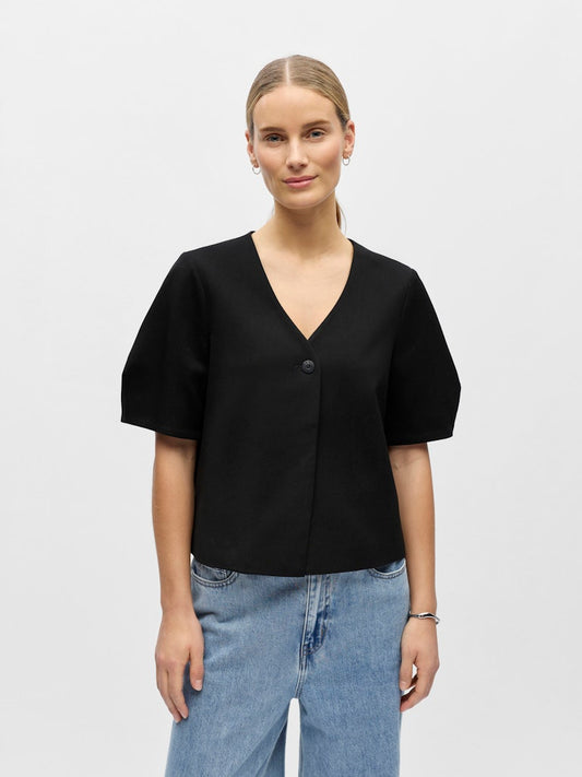 OBJLISA S/S RE TOP - Black