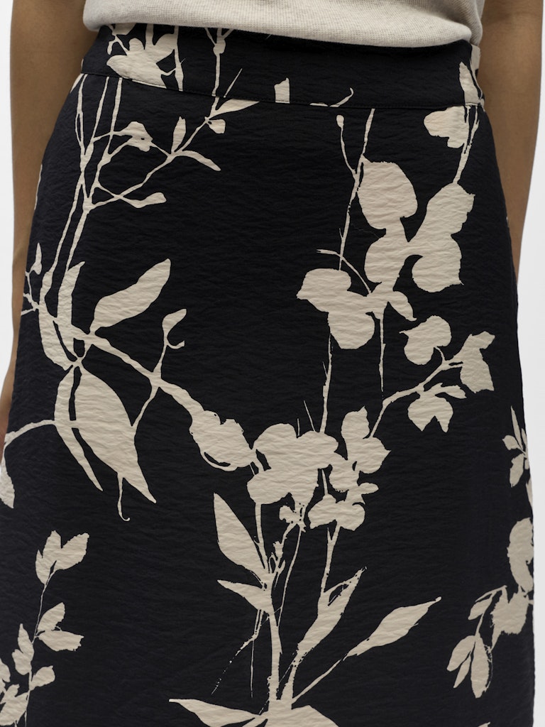 OBJJACIRA MW SKIRT - Black/Sandshell Flower