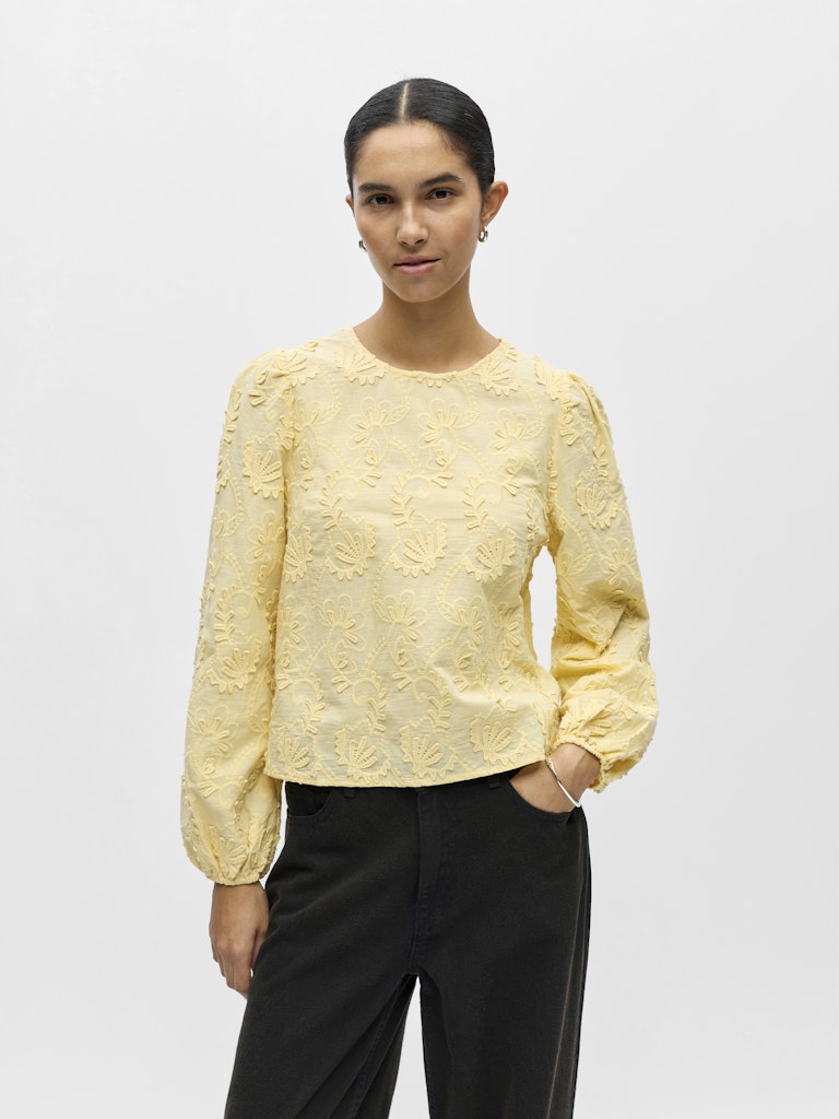 OBJMYA RE L/S TOP - Sunlight