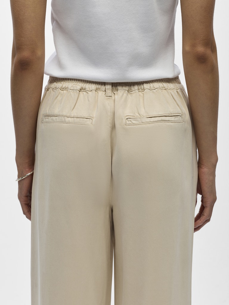 OBJFRAME LISA WIDE MW PANT - Birch