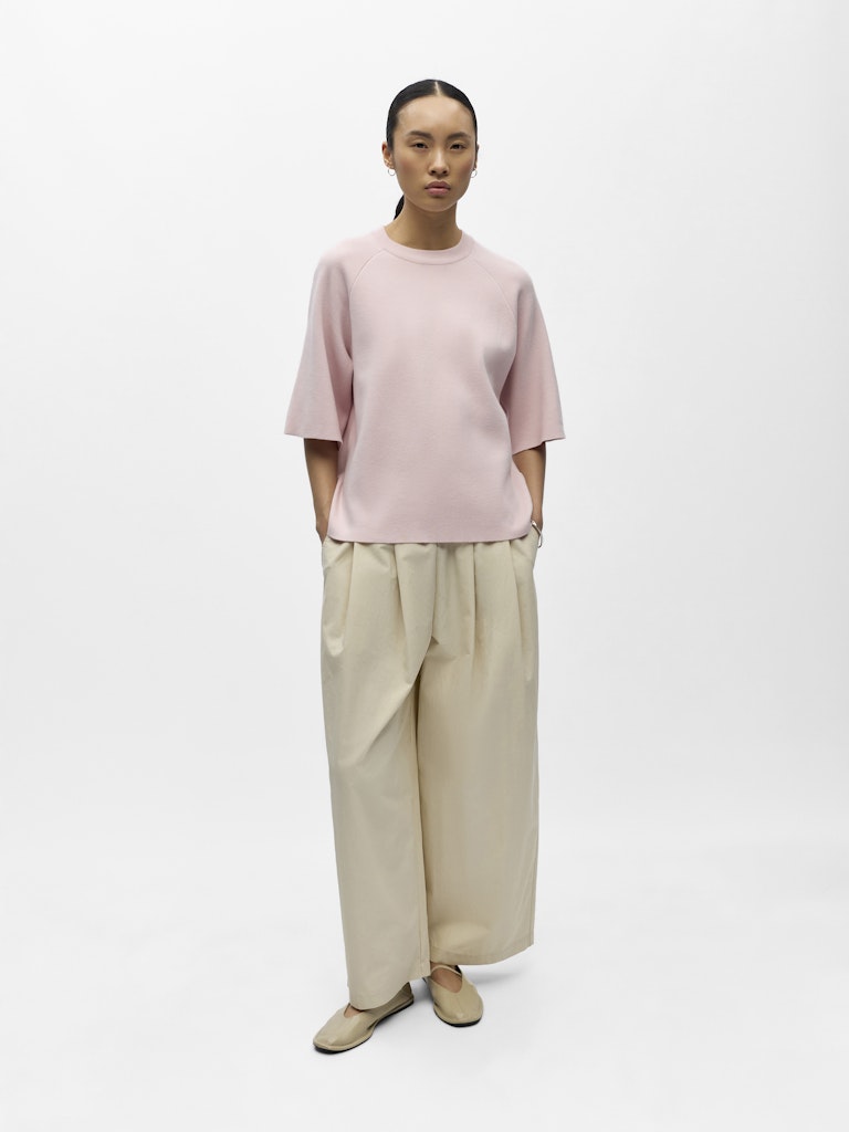 OBJREYNARD 2/4 KNIT PULLOVER -Pale Lilac