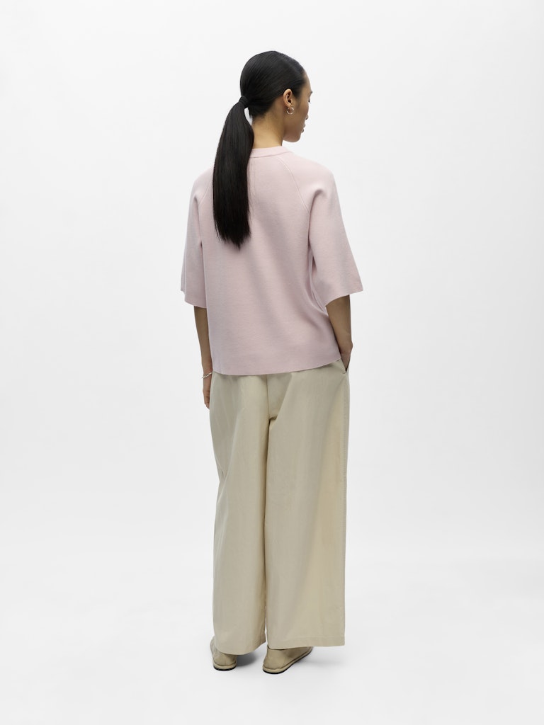 OBJREYNARD 2/4 KNIT PULLOVER -Pale Lilac