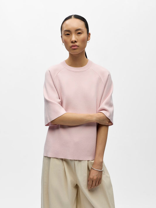 OBJREYNARD 2/4 KNIT PULLOVER -Pale Lilac