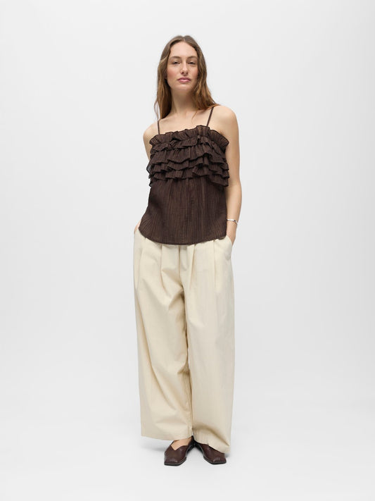 OBJLYNE S/L RE TOP - Seal Brown