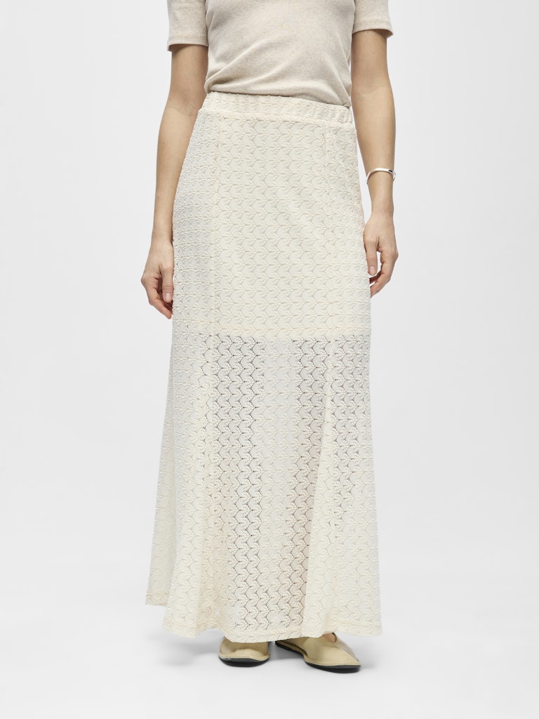 OBJJULIA HW LONG SKIRT - Birch