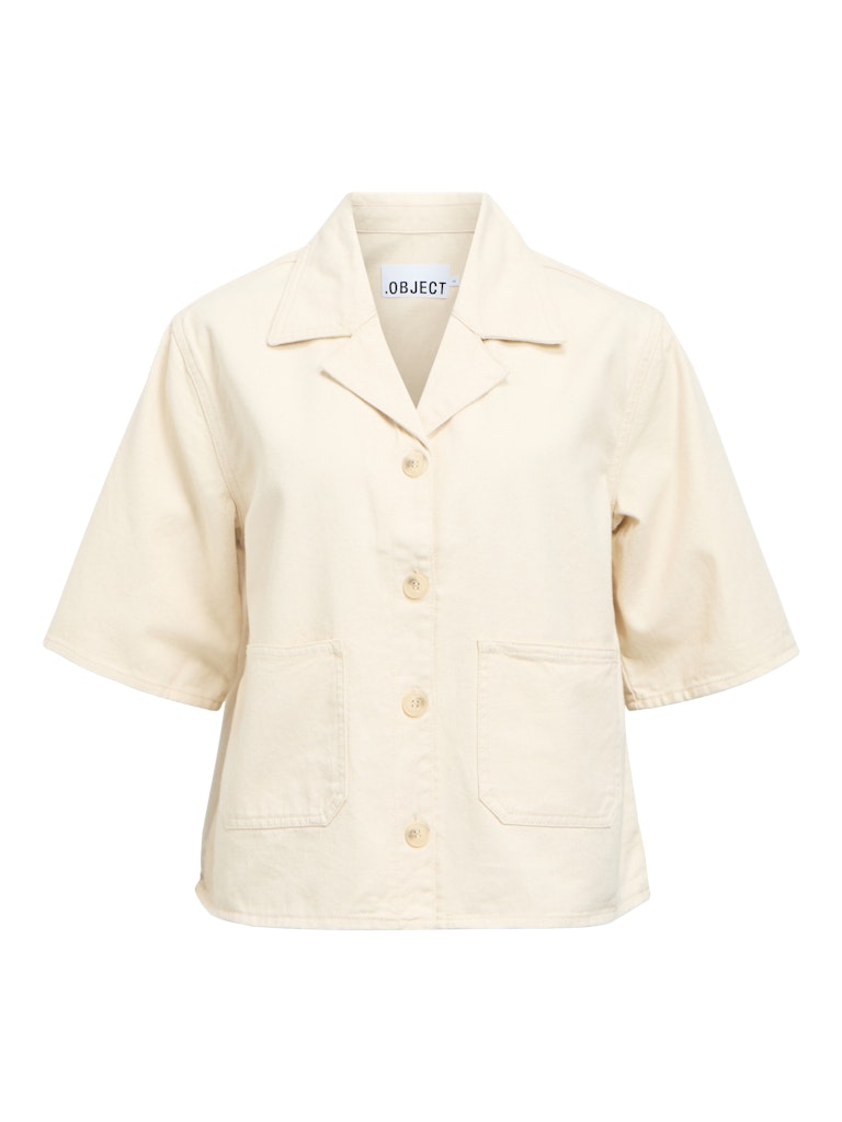 OBJPIXIE S/S RE SHIRT - Birch