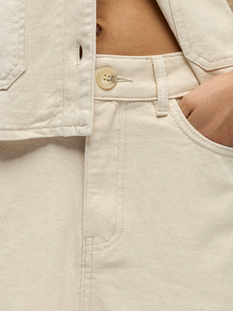 OBJPIXIE MW MIDI SKIRT - Birch