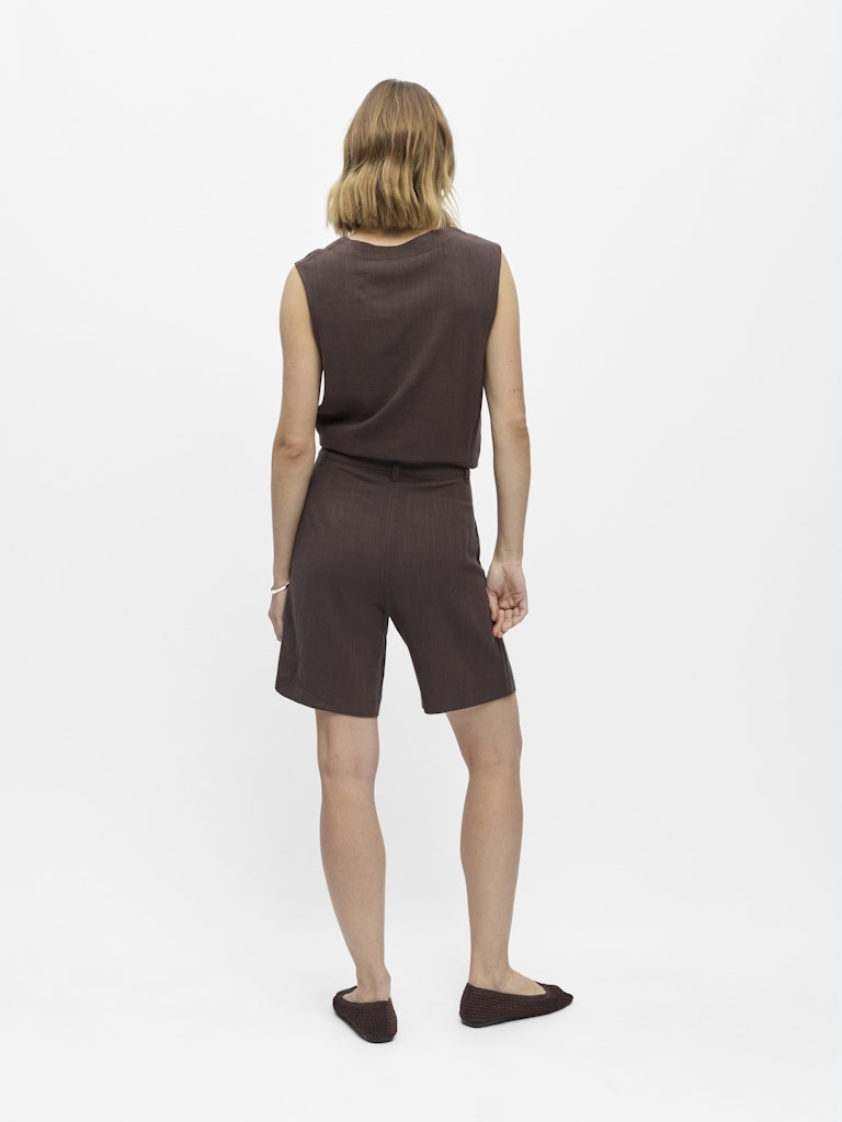 OBJSANNE MW LO SHORTS - Seal Brown