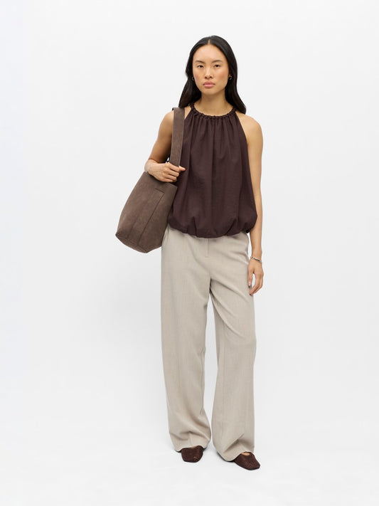 OBJJOLLY RE S/L TOP - Seal Brown
