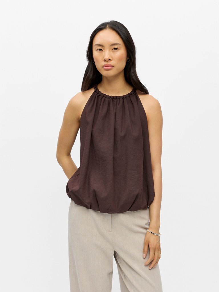 OBJJOLLY RE S/L TOP - Seal Brown