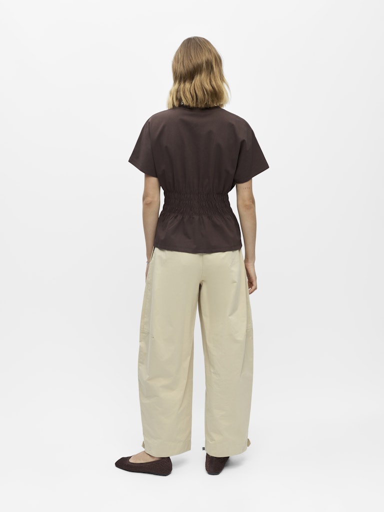 OBJSUNA SS SCULPTURE TOP - Seal Brown