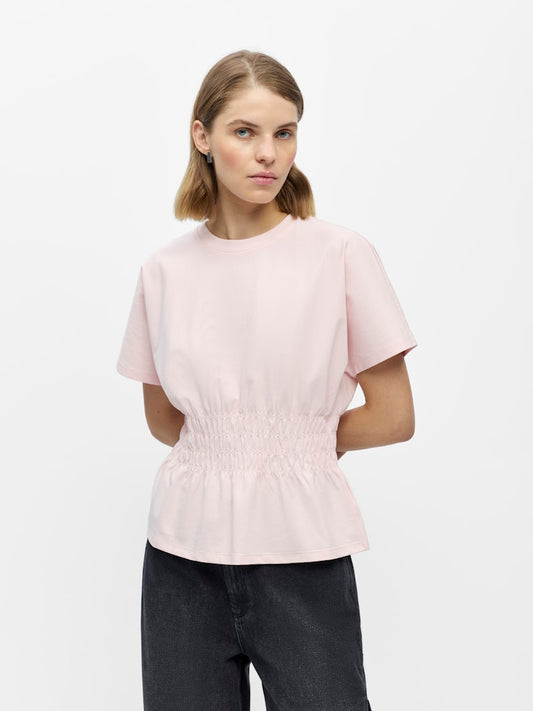 OBJSUNA SS SCULPTURE TOP - Pale Lilac