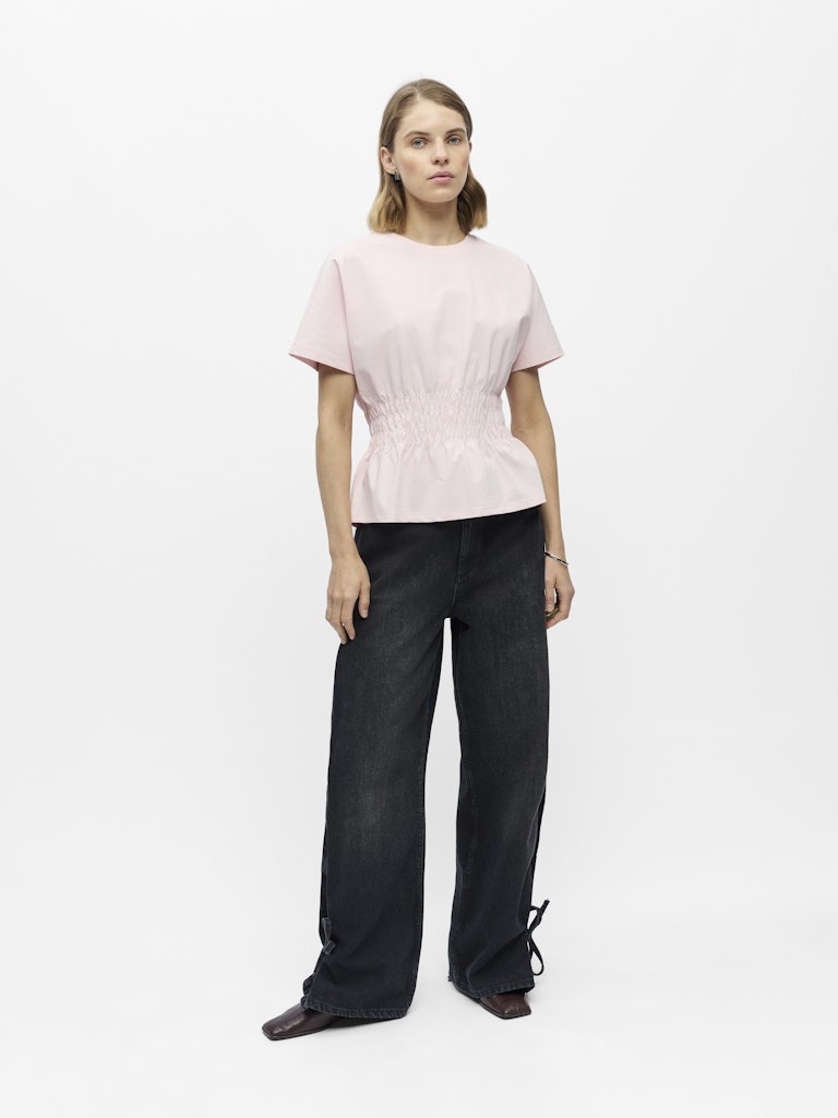 OBJSUNA SS SCULPTURE TOP - Pale Lilac