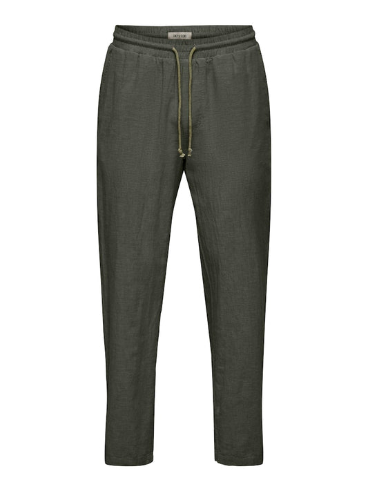 ONSCAIDEN LINEN BLEND PANT - Kambaba