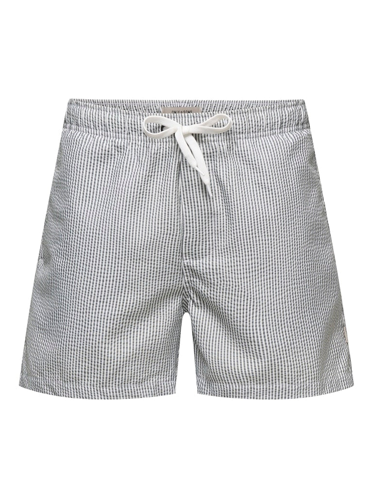 ONSTED STRIPE SEERSUCKER SWIM - Darkest Spruce