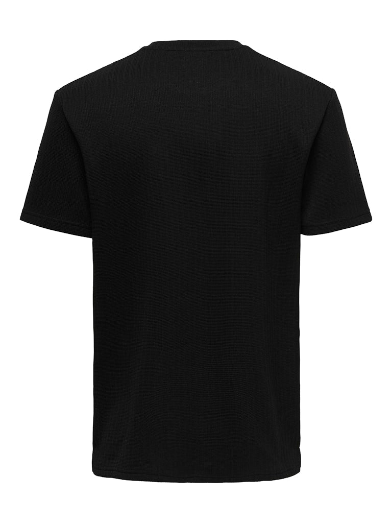ONSTREY LIFE REG SS FRML TEE - Black
