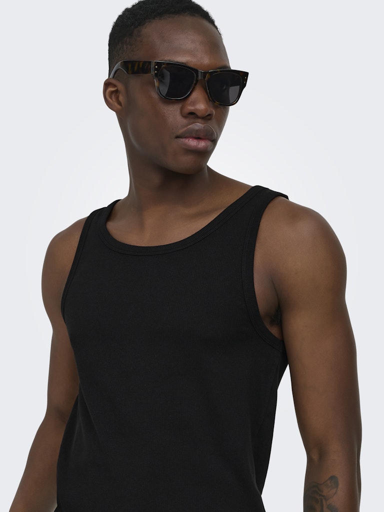 ONSTANNER REG SL TANK TOP - Black