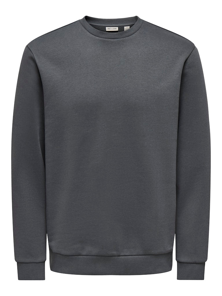 ONSCERES CREW NECK - Grey Pinstripe