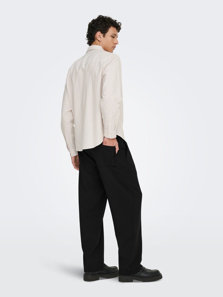 ONSWILL 0292 LOOSE STRING PANT -Black