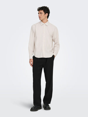 ONSWILL 0292 LOOSE STRING PANT -Black