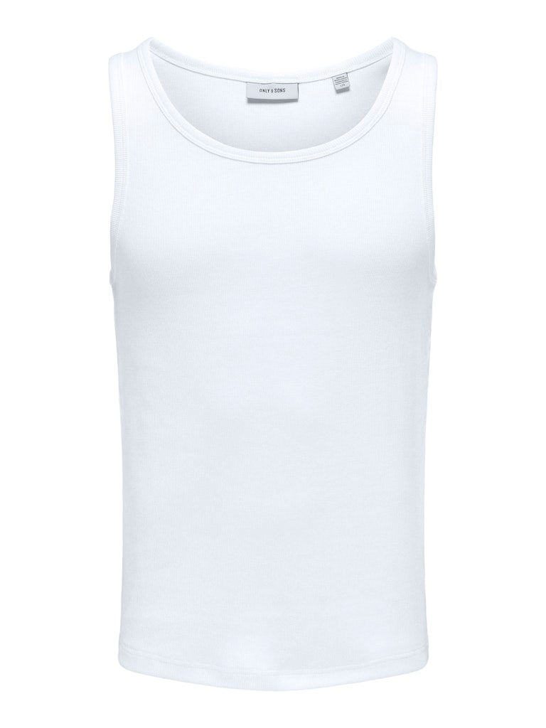 ONSTANNER REG SL TANK TOP - Bright White