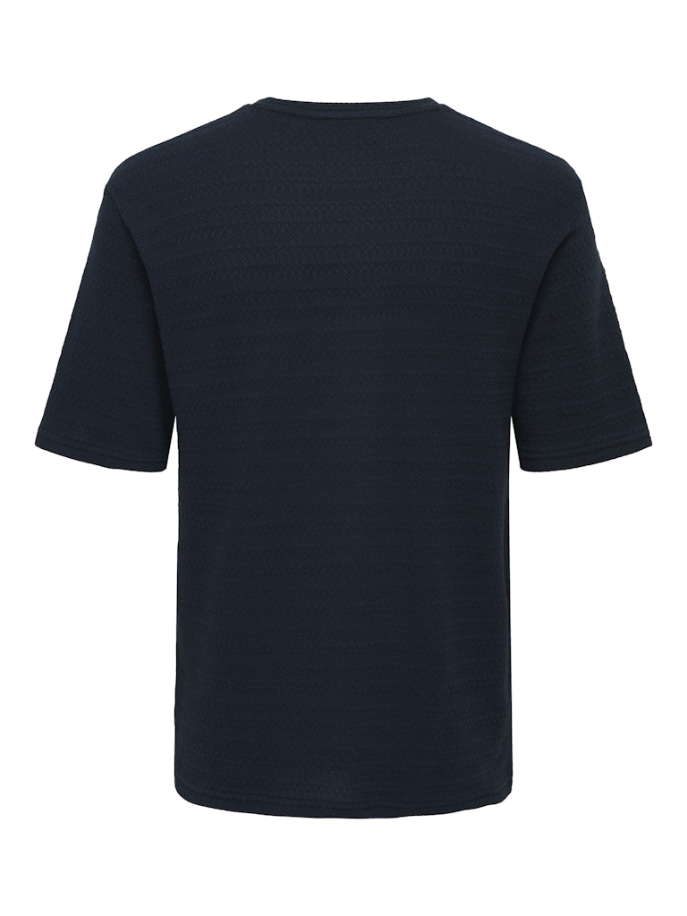 ONSGIVO REG 12 SS CREW KNIT - Dark Sapphire