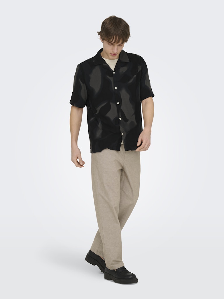 ONSSINUS LOOSE 0007 COT LIN PANT - Coriander