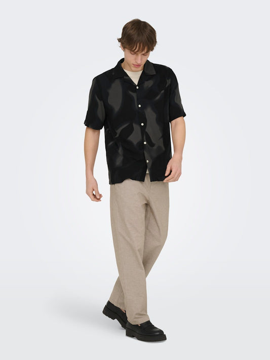 ONSSINUS LOOSE 0007 COT LIN PANT - Coriander