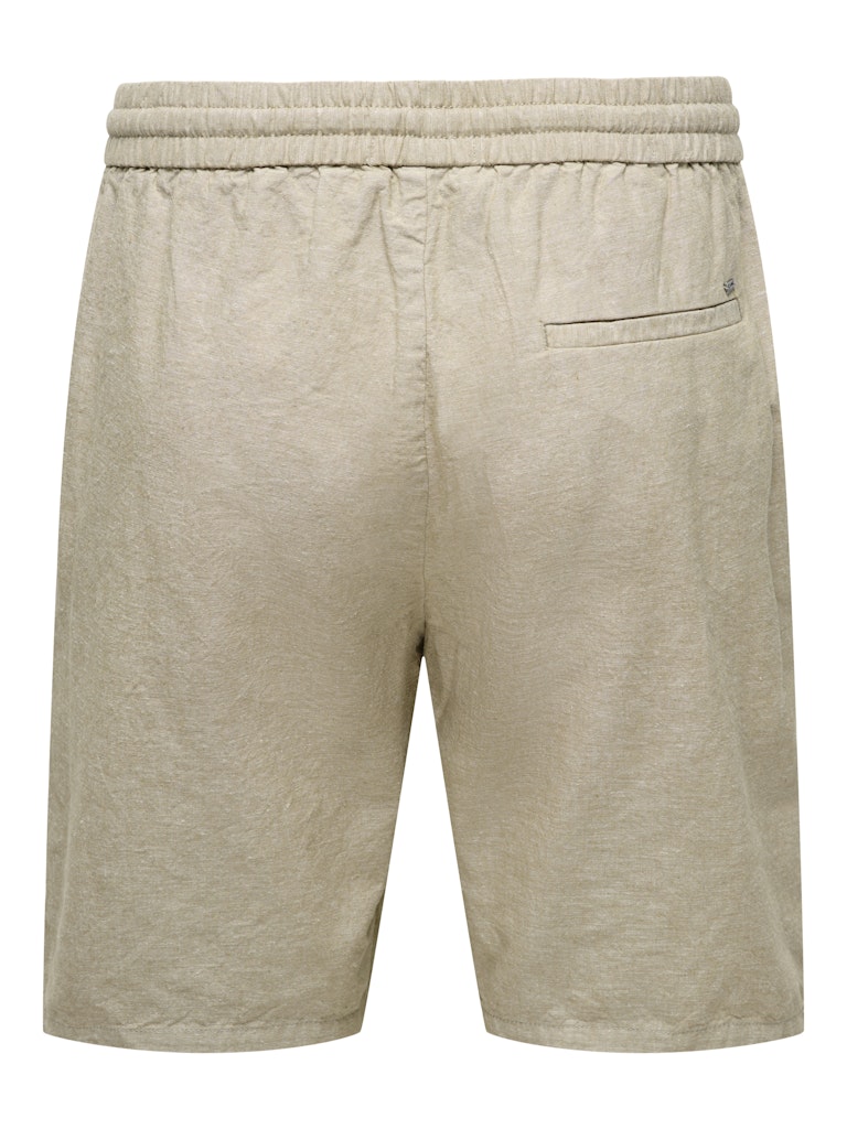 ONSLINUS 0007 COT LIN SHORTS - Coriander