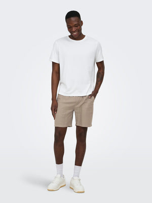 ONSTEL LATHAM 0257 SHORTS - Desert Taupe