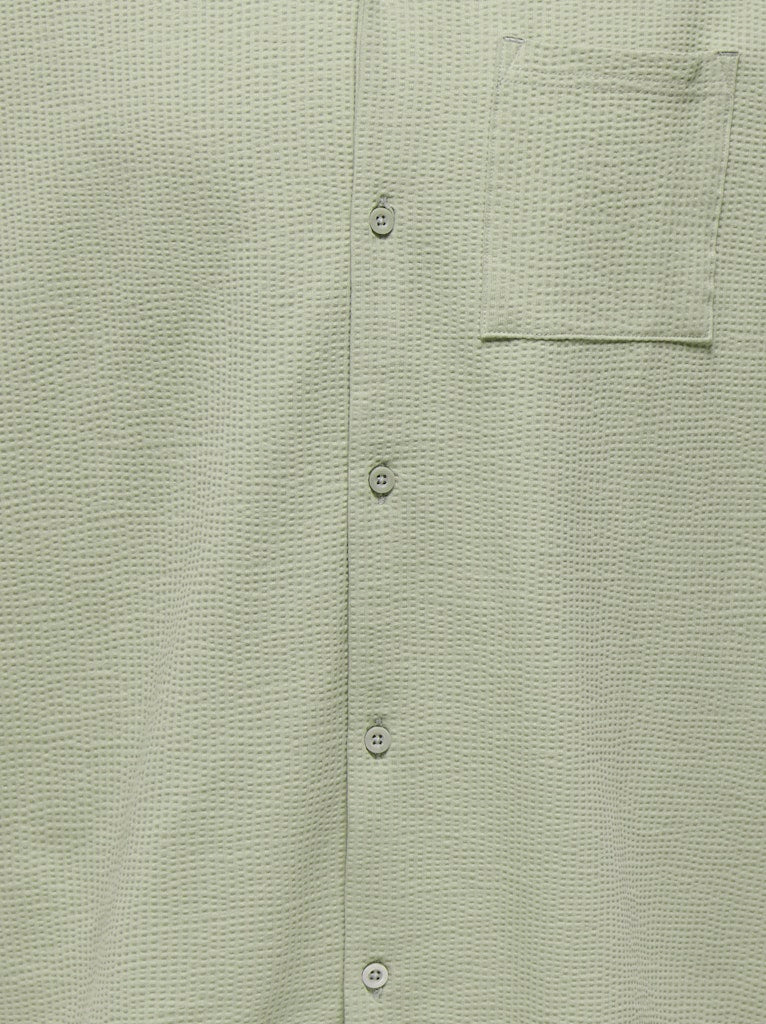 ONSKIAN LIFE SEERSUCKER SS SHIRT - Seagrass