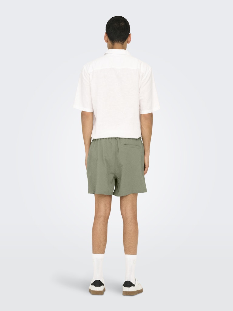 ONSTED LIFE SOLID SEERSUCKER SWIM - Seagrass