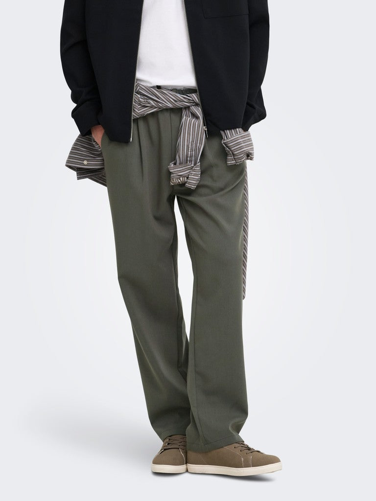 ONSWILL 0292 LOOSE STRING PANT - Beluga