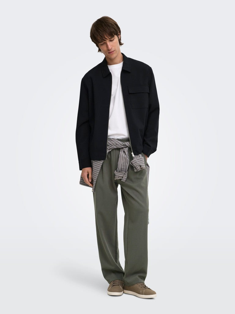 ONSWILL 0292 LOOSE STRING PANT - Beluga