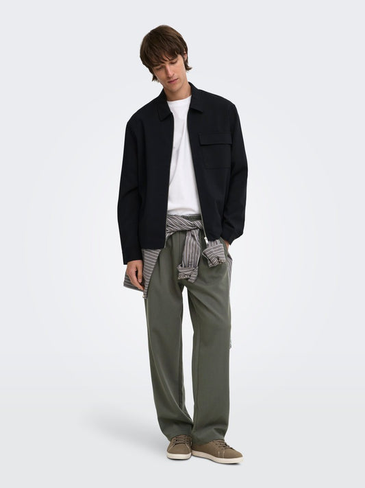 ONSWILL 0292 LOOSE STRING PANT - Beluga